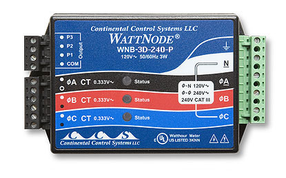 WattNode 208/240 VAC 3ǧʱ任 T-WNB-3D-