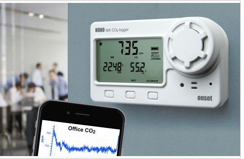 HOBO MX1102无线温湿度二氧化碳记录仪